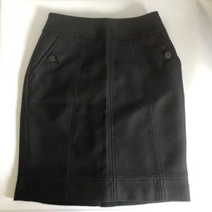 H&M Wool Blend Pencil Skirt Size:2